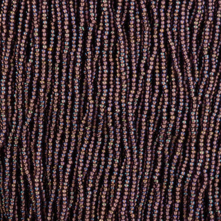 11/0 Czech  ( S/L Purple Rainbow)  6 String/Hank-Approx 17 Grams