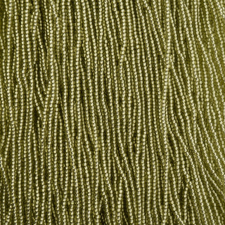 11/0 Czech (S/L *Silver Lined SolGel Avocado) 6 String/Hank  *Approx 17 gr