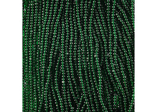 11/0 Czech CHARLOTTE Cut  (Transparent Dark Green)  12 String/Hank -Approx 20 Grams
