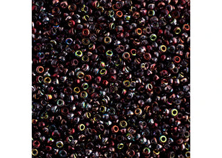 11/0 Miyuki Round Seed Beads  (Crystal Magic Wine)  *approx 22 gram tube
