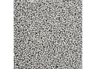 11/0 Miyuki Round Seed Beads (Aluminium Silver)  *approx 22 gram tube