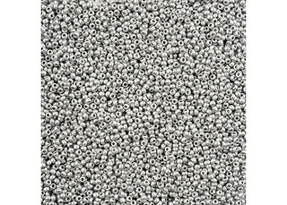 11/0 Miyuki Round Seed Beads (Almuminum Silver)  *approx 22 gram tube