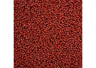 11/0 Miyuki Round Seed Beads (Lava Red)  *approx 22 gram tube
