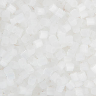 11/0 Miyuki Round Seed Beads (Crystal Silk Satin)  *approx 22 gram tube