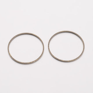 Brass Linking Rings, Nickel Free, Antique Bronze, 25x1mm  (packed 10 Rings)