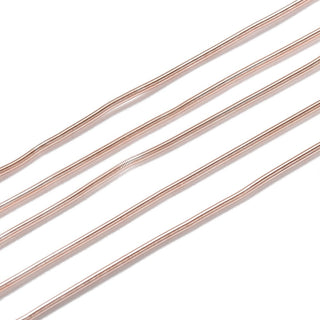 French Wire Gimp Wire, Flexible Copper Wire,  18 Gauge(1mm).  *Great for Pearl Knotting.  (22" length).  *See Drop down for color options