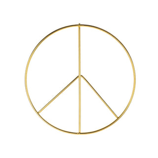 Iron Shape * Peace Sign.  145mm.  Sold Individually