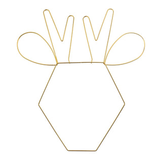 Iron Shape * Reindeer Head.  300mm.  Sold Individually