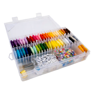 Embroidery Kit with Thread and Tools.