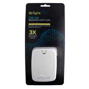 TRAVEL MAGNIFIER LED LAMP 3 PHASE (3AAA REQUIRED).