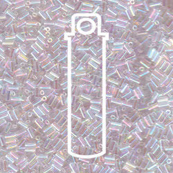 BUGLE #1 (3MM) MIYUKI Crystal AB-APRX 19.5GM/TB