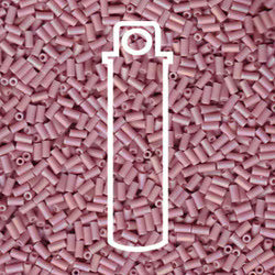BUGLE #1 (3MM) MIYUKI Matte Opaque MAUVE AB -APRX 19.5GM/TB
