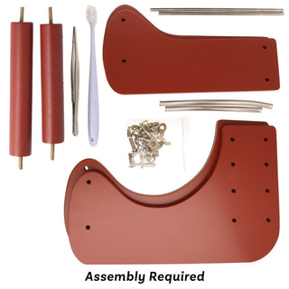 Basic Elements ComfortLoom Adjustable Standing Beading Loom.  Wood Loom.