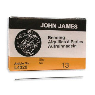 John James Beading Needles (See Drop Down for Size Options) (Sharps & Reg.). *Packed 25