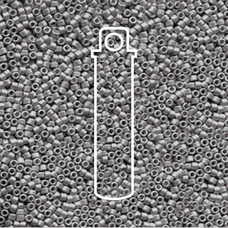 Delica  (Size 11)  (Galvanized SF Graphite) *DB1186