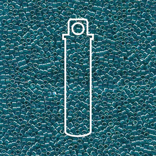 Delica  (Size 11)  (Transparent Caribbean Teal Luster) *DB1228