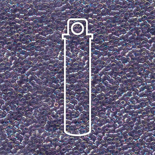 Miyuki Delica  (Size 11)  (TR Light Amethyst AB). *DB1245