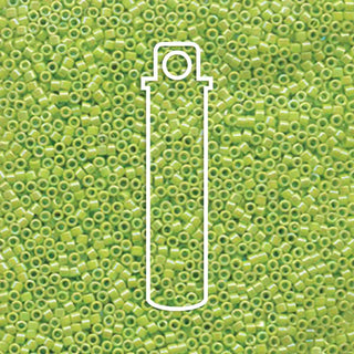 Miyuki Delica  (Size 11)  (TR Lime AB). *DB1246