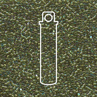Miyuki Delica  (Size 11)  (TR Olive AB). *DB1247