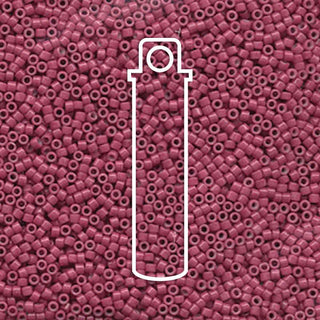 Delica  (Size 11)  (Dyed Opaque Wine) *DB1376