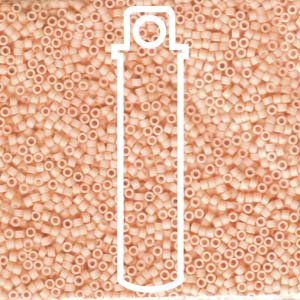 Miyuki Delica (Size 11)  (Matte Opaque Light Peach) *DB1512