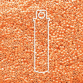 Miyuki Delica (Size 11) Opaque Mandarin Luster *DB1563