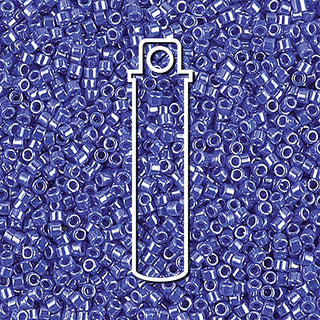 Miyuki Delica (Size 11) Opaque Cyan Blue Luster *DB1569