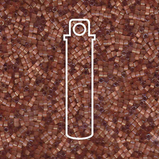 Miyuki Delica  (Size 11)  (Dyed Topaz Silk Satin) *DB1804