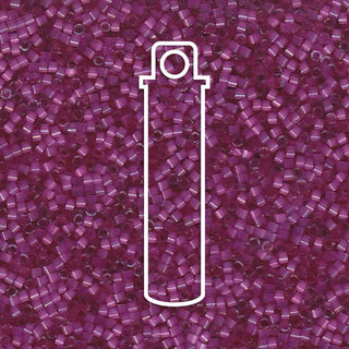 Miyuki Delica  (Size 11)  (Dyed Fuchsia Silk Satin) *DB1808