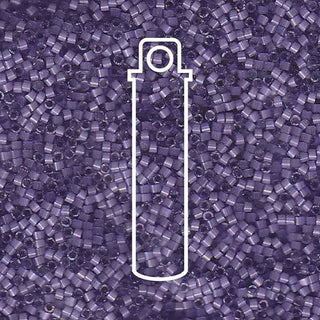 Miyuki Delica  (Size 11)  (Dyed Lilac Silk Satin) *DB1809