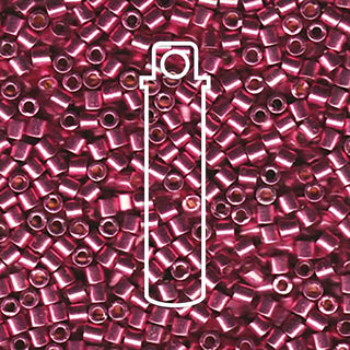 Delica  (Size 11)  (Duracoat Galvanized ) *Dusty Orchid.  DB1848