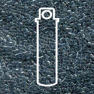 Miyuki Delica  (Size 11)  (TR Gray/ Grey Luster ) *DB1897