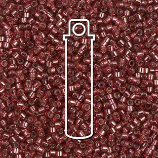 Delica  (Size 11)  (S/L Silver Lined Duracoat Magenta) *DB2160