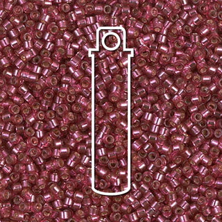 Delica  (Size 11)  (S/L Silver Lined Duracoat Petunia) *DB2161