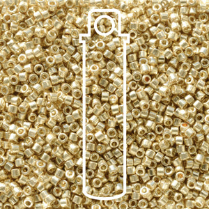 Delica  (Size 11)  (Duracoat Galvanized Pale Gold)  *DB2501