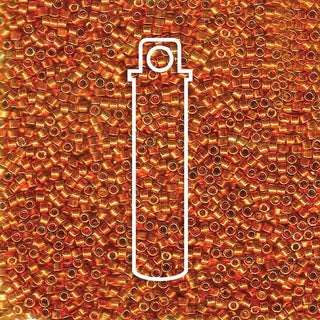 Delica  (Size 11)  (Galvanized Tangerine) *DB421