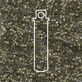 Delica  (Size 11)  (S/L Silver Lined Variegated Taupe)  *DB671