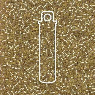 Miyuki Delica (Size 11)  (Semi Matte Silver Lined Jonquil) *DB686