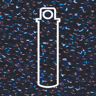 Miyuki DROP.  3.4MM.   TRANSPARENT SILVER LINED Capri Blue.  25GM TUBE.