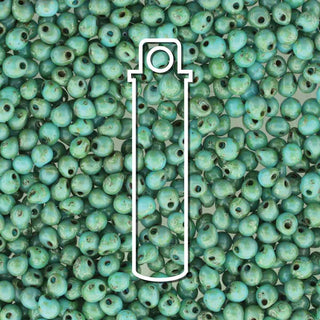 Miyuki DROP.  3.4MM.   Picasso Seafoam Green Matte.  25GM TUBE.