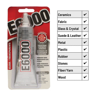 E6000  Permanent Bond Glue (see drop down for options)