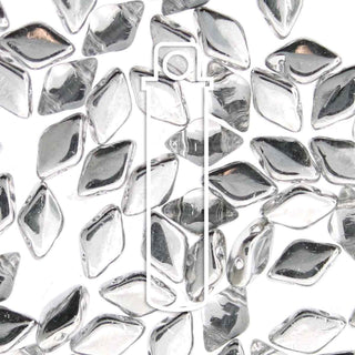 11/0 Czech Gem DUO (8x5mm)  (Backlit Crystal 8+)  *approx 8 gram tube