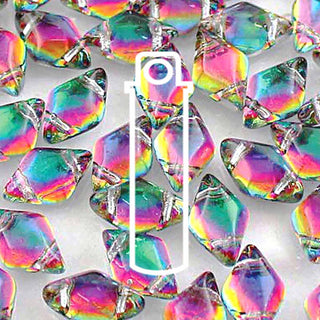 11/0 Czech Gem DUO  (Backlit Spectrum)  *approx 8 gram tube