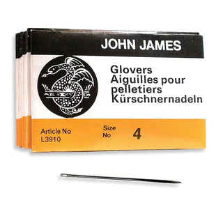 Glover (Leather Needles). 25 pcs .  Size 4