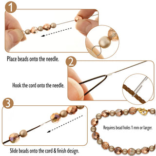 Hook Eye Needle.  (See Size Options).
