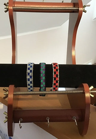 Learn how to Loom *a SUPER cute Bracelet with Sue! (No experience necessary) Saturday May 16th 11am to 2:00pm.