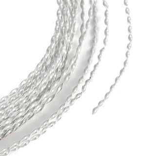 Aluminum Wire, Twisted Flat, 1mm, 18 Gauge, about 16.40 Feet(5m)/Roll.  (See Color options)