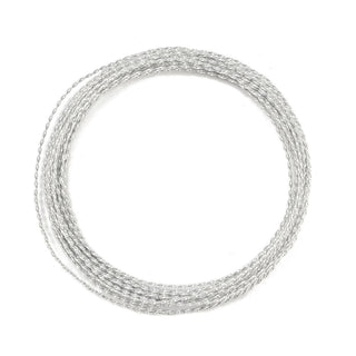 Aluminum Wire, Twisted Flat, 1mm, 18 Gauge, about 16.40 Feet(5m)/Roll.  (See Color options)