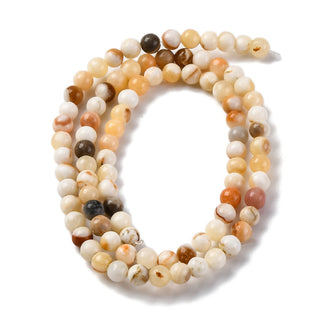 Natural Yellow Jade Beads Strands, Round, 4mm, Hole: 1mm, about 87pcs/strand, 14.84''(37.7cm)