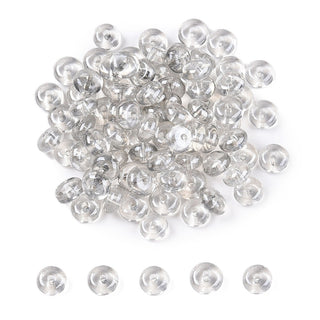 Electroplate Transparent Colours Rainbow Glass Seed Beads, Donut, 6~6.5x3~3.5mm, Hole: 1.2mm.  (20 Gram Bag) *See Color Options